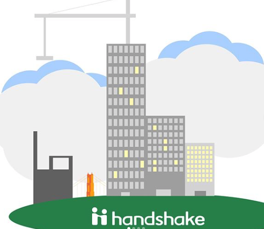 Handshake sketch graphic
