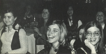 Students watch Sing Song in 1973.