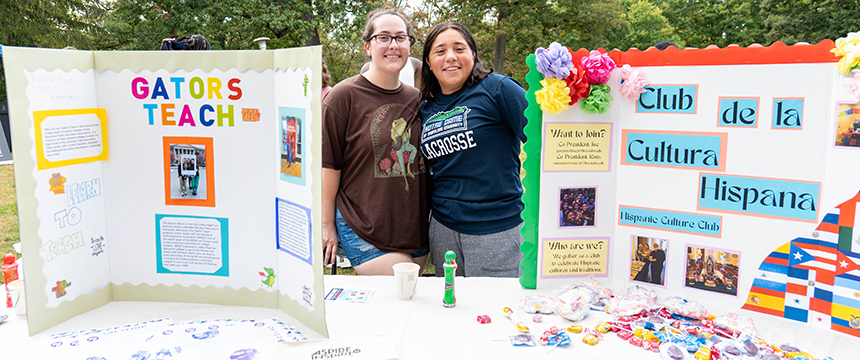 NDMU students at Gator Fest