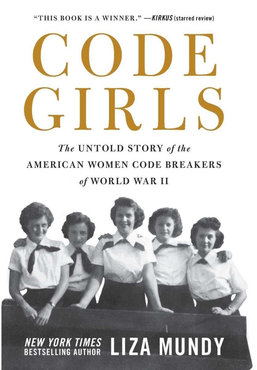 Book cover of Code Girls five women from world war IIpose picture