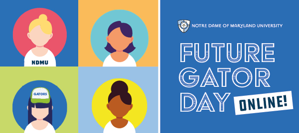 Future Gator Day graphic with colorful grid of illustrated people