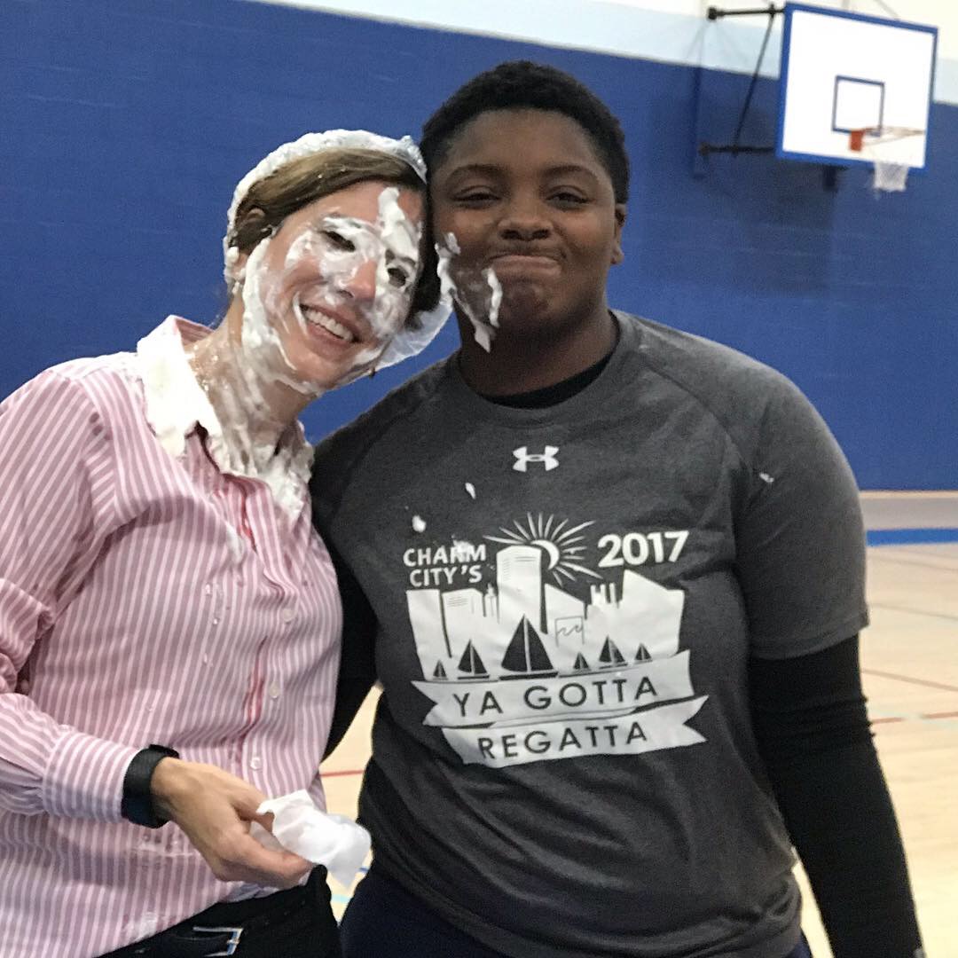 Dr. Calhoun gets pied