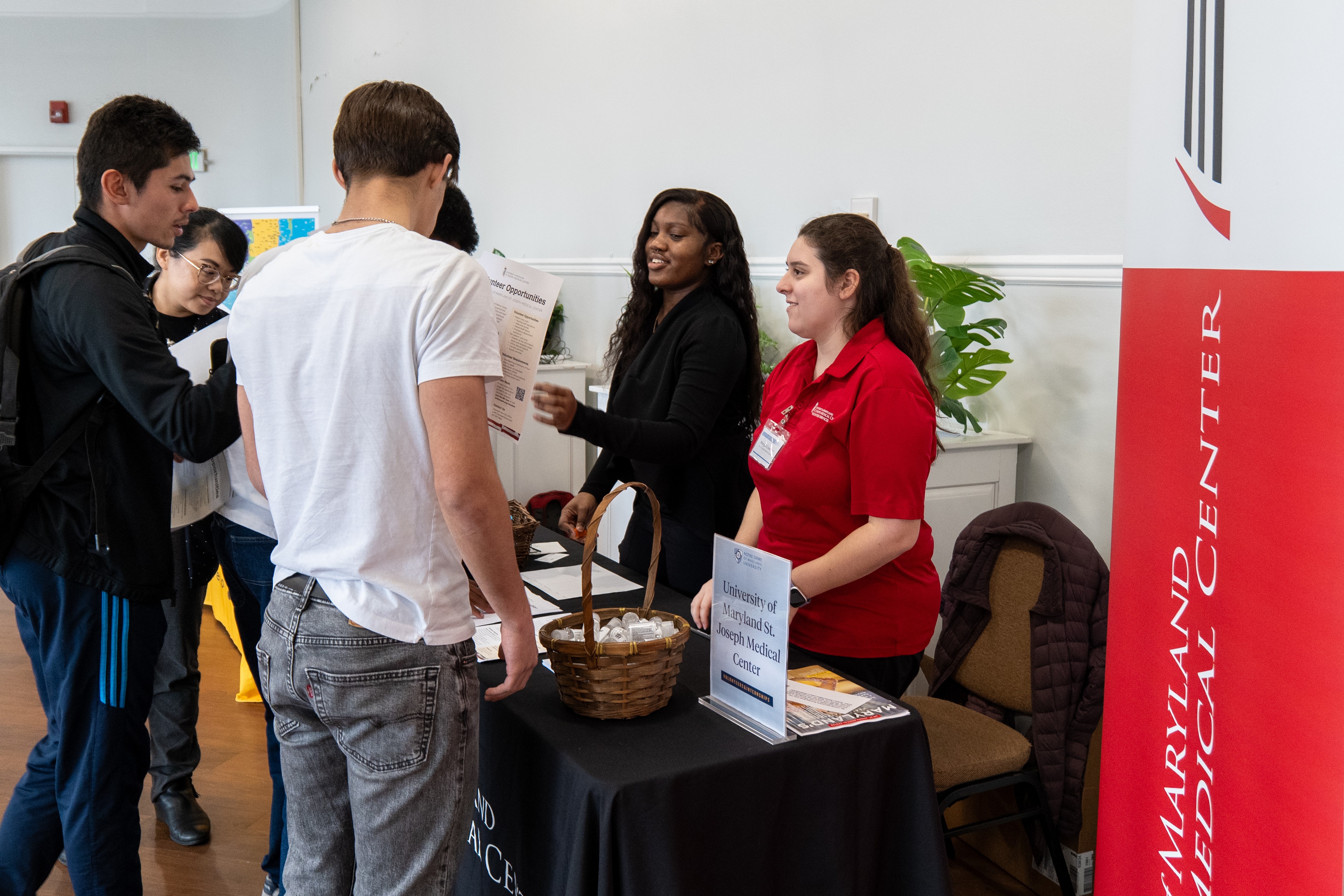Common Good Fair where students learn more about the work of nonprofits in the Baltimore