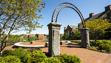 NDMU archway