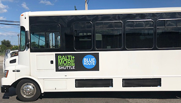 The Baltimore Collegetown shuttle