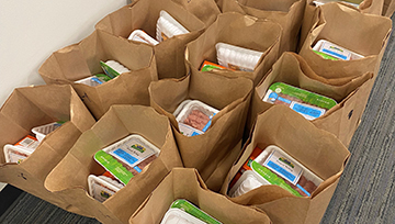 Bags of groceries