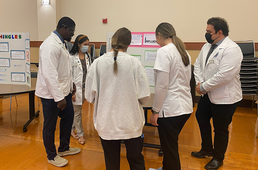 SOP students at an AdvoCaring site