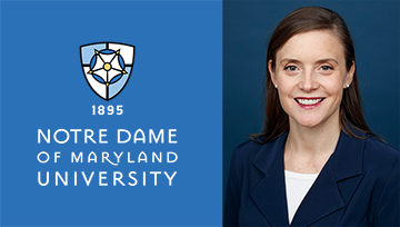 Dr. Dunn's headshot next to the NDMU logo