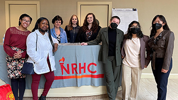Morrissy honors students pose at the NRHC convention in Philadelphia