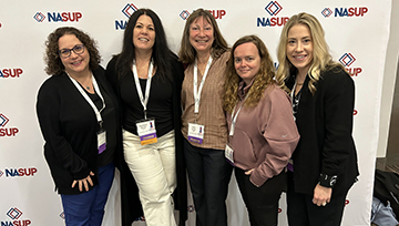 NDMU representatives in Anaheim
