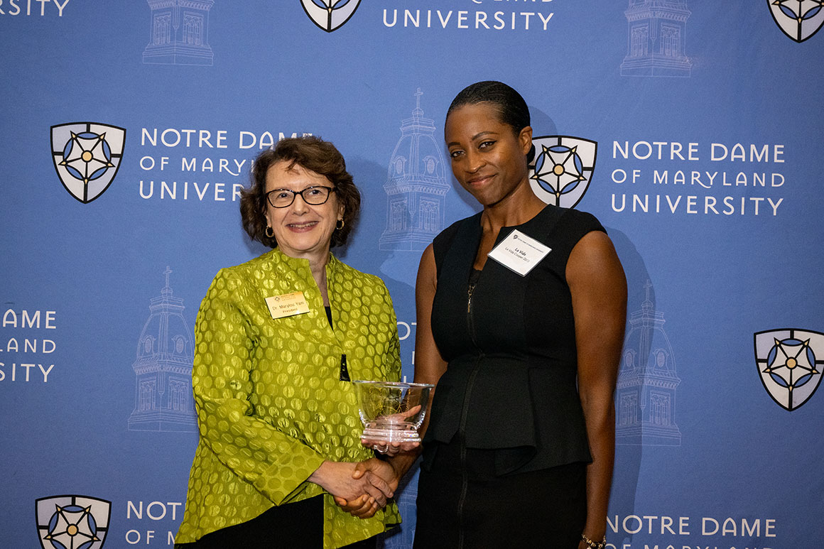 La Vida D. Cooper and President Marylou Yam