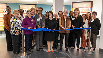 Representatives during the ribbon cutting