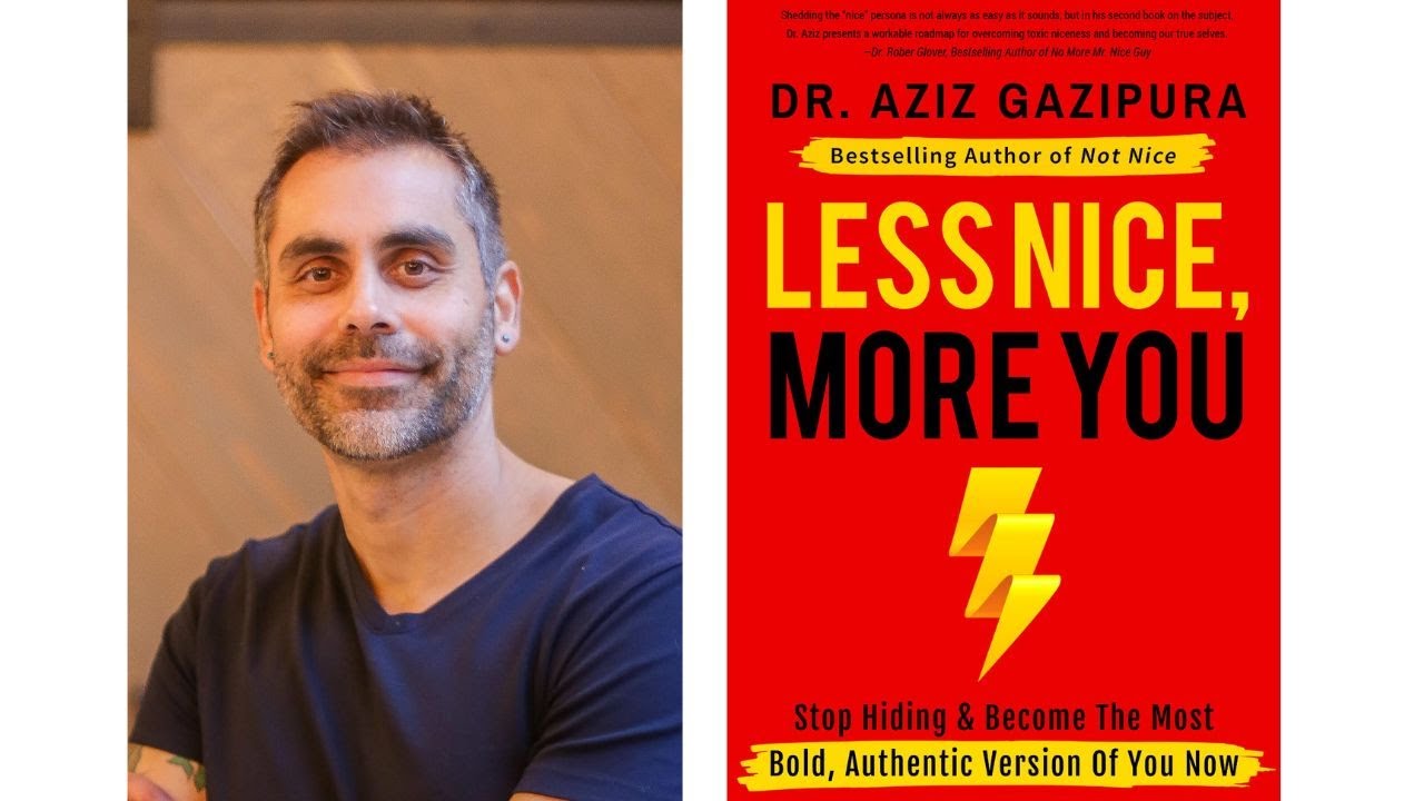 Aziz Gazipura and book cover