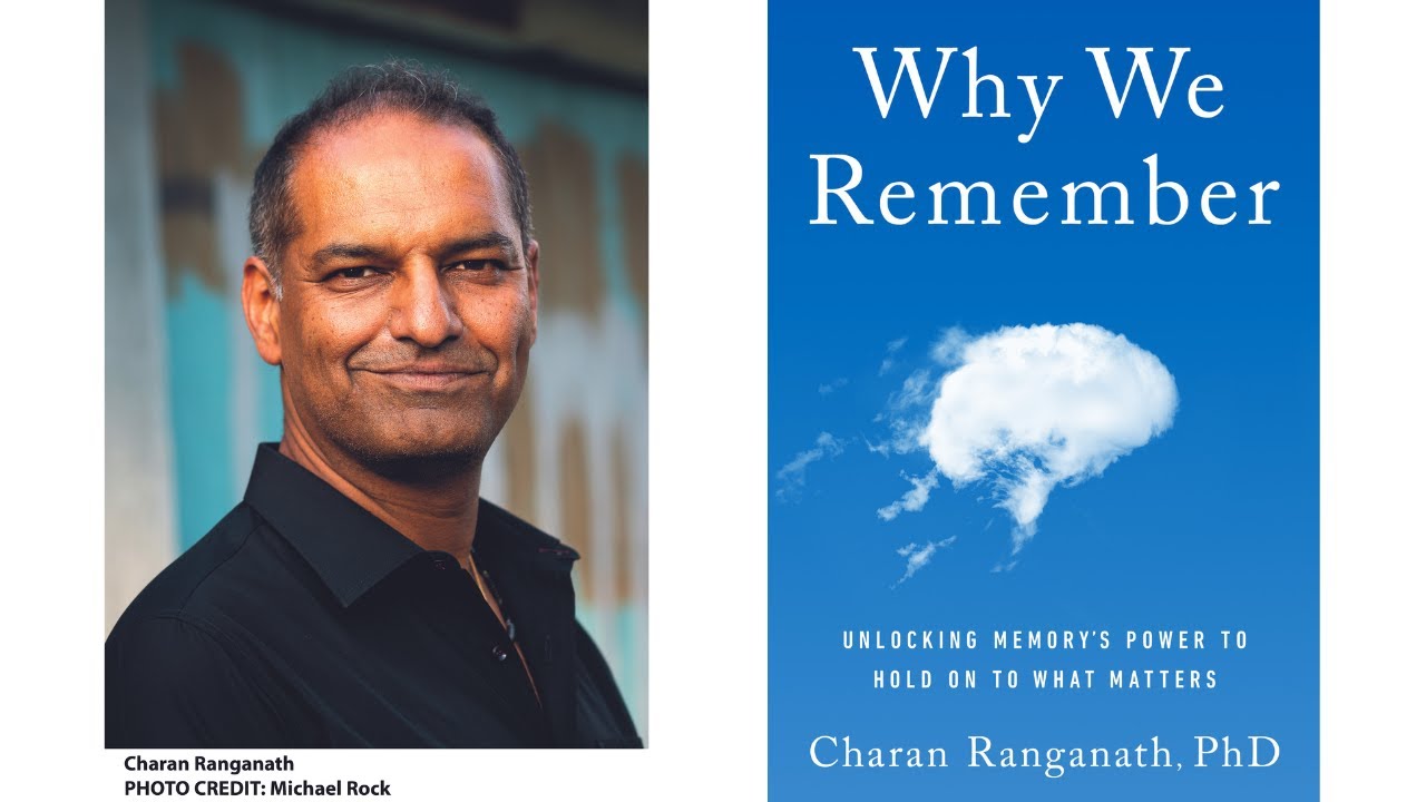Charan Ranganath and book cover