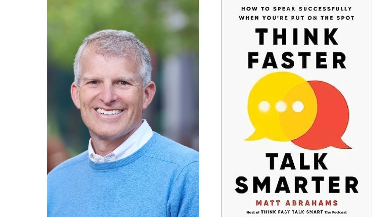 Matt Abrahams and book cover