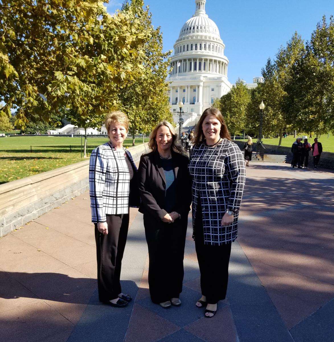 Dean Wisser in front of Capitol Building