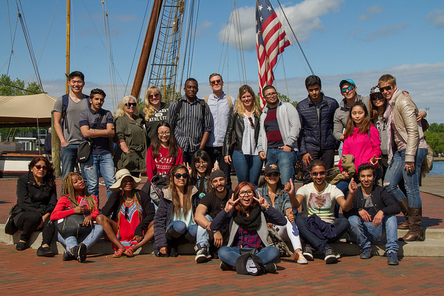 students at harbor school