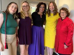 English Department Hosts English Tea, Sigma Tau Delta Induction Ceremony, and Damozel Launch