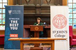 Ceremonial Agreement Signing - NDMU and St. John’s College Partner to Address Teacher Shortage