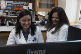 NDMU Students Conduct Research in Bunting Hall Lab