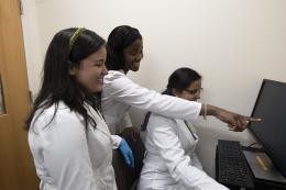 NDMU Students Conduct Research in Bunting Hall Lab