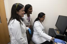 NDMU Students Conduct Research in Bunting Hall Lab