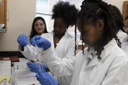 NDMU Students Conduct Research in Bunting Hall Lab