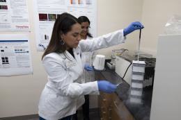 NDMU Students Conduct Research in Bunting Hall Lab