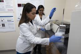 NDMU Students Conduct Research in Bunting Hall Lab