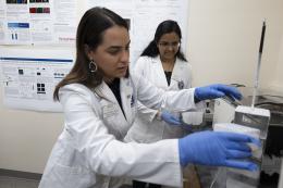 NDMU Students Conduct Research in Bunting Hall Lab