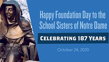 SSND founders day featuring Blessed Theresa of Jesus Gerhardinger