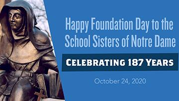 SSND founders day featuring Blessed Theresa of Jesus Gerhardinger