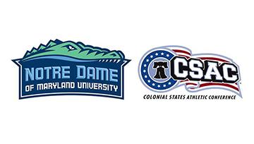 ndmu athletics logo and CSAC logo