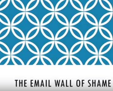 Screencast: email wall of shame