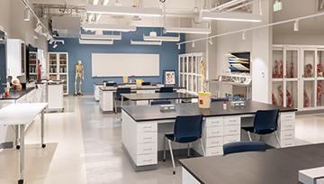 A renovated Knott student lab