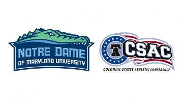 NDMU athletics and colonial states athletic conference logos