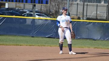 Kastner on Softball field