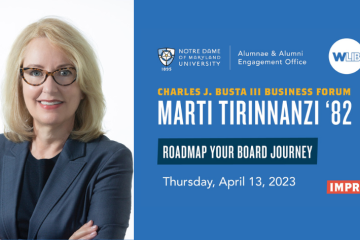 Marti Tirinnanzi headshot with event details