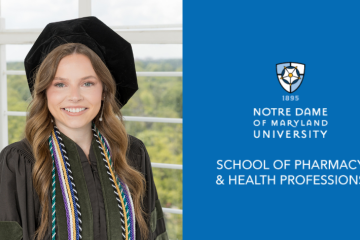 Madison Heyman posing in cap, gown and cords