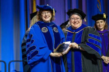 Angela Snyder receives Mullan Award at Commencement