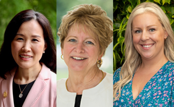 Dr. Park, Dean Wisser and Dr. Quarry headshots