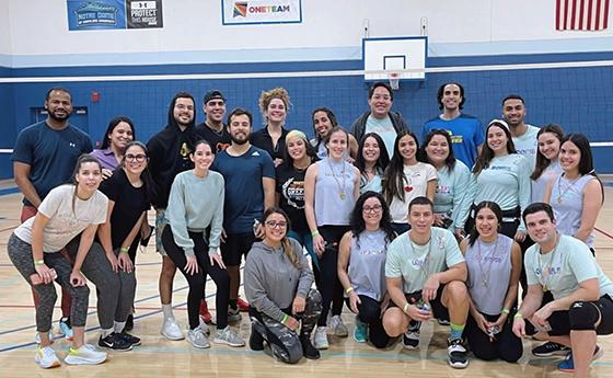 Puerto Rican students together at MBK Sports Complex