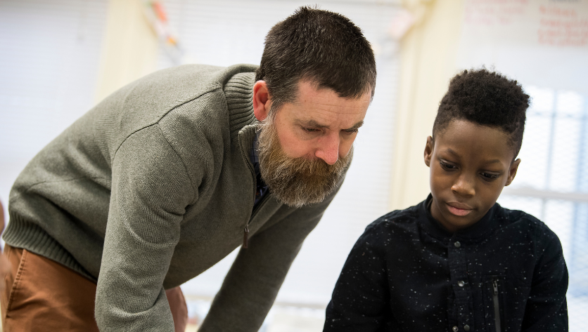 Teacher teaching