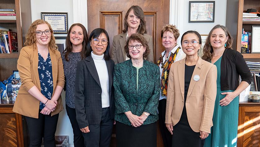 Visiting Thai faculty members meet with NDMU administrators