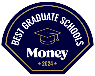Badge for the best graduate school money 2024