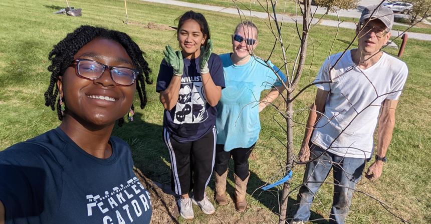 TriBeta Tree Planting