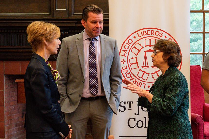 Ceremonial Agreement Signing - NDMU and St. John’s College Partner to Address Teacher Shortage