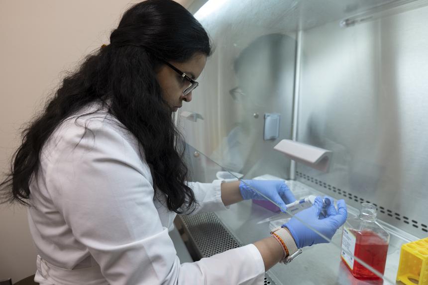 NDMU Students Conduct Research in Bunting Hall Lab