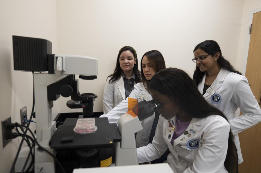 NDMU Students Conduct Research in Bunting Hall Lab