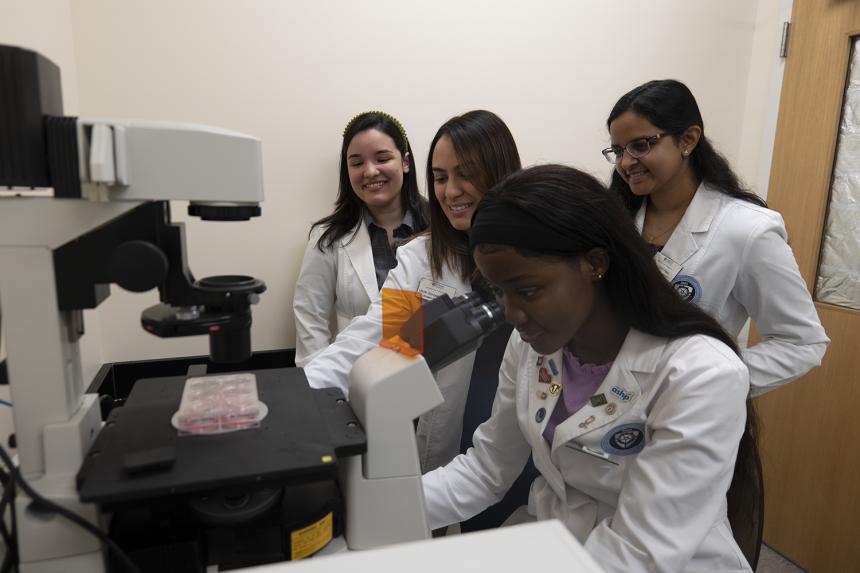 NDMU Students Conduct Research in Bunting Hall Lab